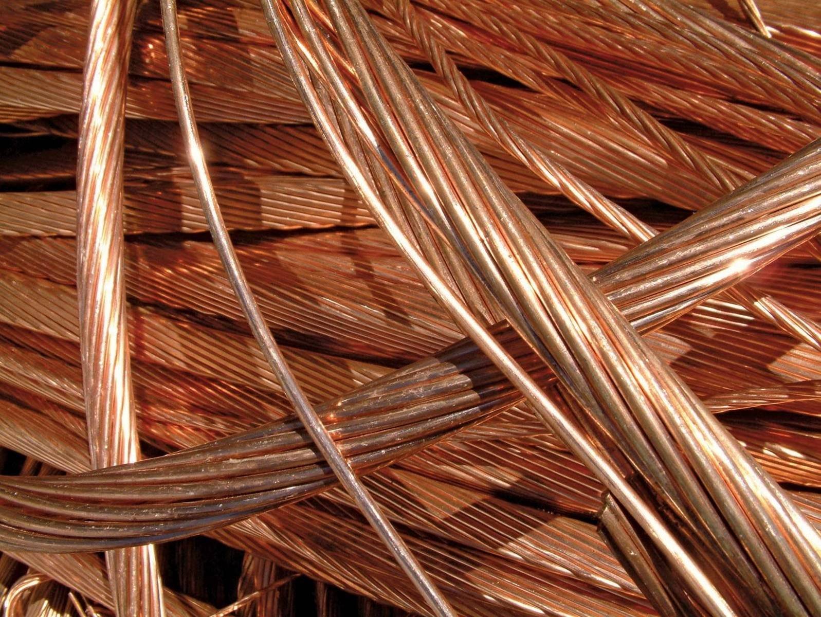 Bright copper wire scrap